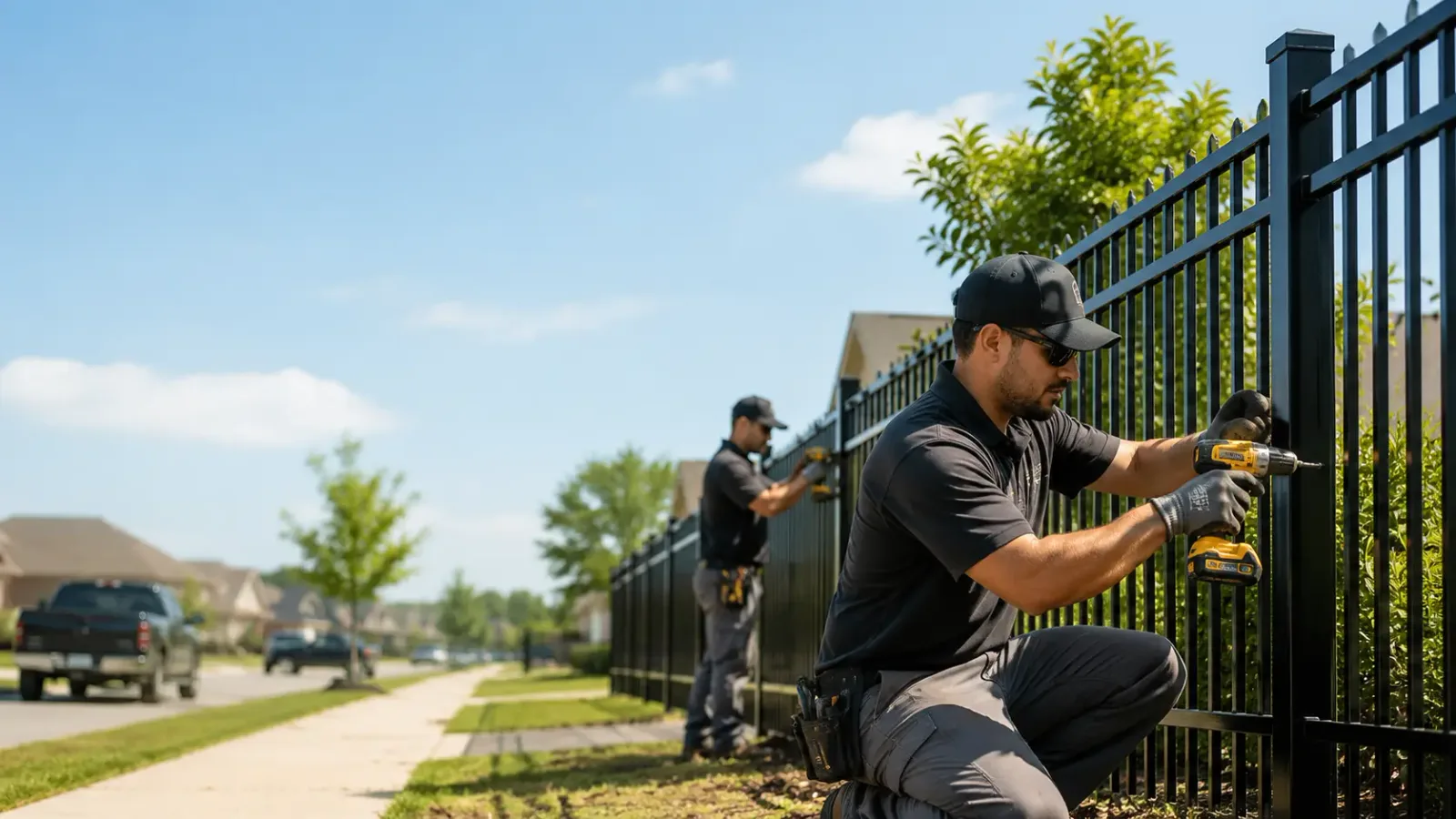 Metal Fence Installation in Brownsburg, VA